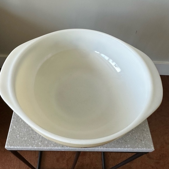 1959 Pyrex Vintage Gold Branch 2 Quart Casserole Dish and Lid - Picture 4 of 10